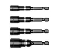 Juego de brocas magnéticas para atornillar, 6 8 10 12mm | Juego de brocas para destornillador eléctrico con Hexagonal, destornillador de impacto, varilla de extensión