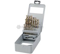 JUEGO DE BROCAS MANGO CILINDRICO AUTOCENTRANTES COBALTO HSS 1 - 13 MM FERVI P069