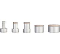 Juego de brocas para cerámica seca PRO Ceramic con sistema X-Lock, tamaños: 68x33, 51x33, 35x33, 25x33, 20 mm, juego de 5 piezas.