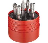 Juego de brocas para fresado, número 1, 5 piezas, carburo de tungsteno, para uso en materiales B, C, D, E y G, tipo "Dormer", para perforación circular