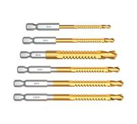 Juego de brocas para madera 6 piezas 3-8 mm herramienta multiusos tipo