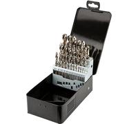 Juego de brocas para metal HSS-Co de 1.0 a 13.0 mm, 25 piezas, marca Graphite