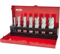 RUKO Juego de brocas huecas 108820 – 6 piezas HSS vástago Weldon
