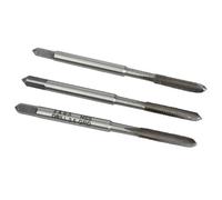 Juego De Brocas Rectas HSS Faithfull M3 X 0.5, 3 Piezas FAIHSSTM3