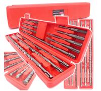 Juego De Brocas SDS Plus 11 Piezas Brocas De Piedra SDS+ Con Maletín 5-20mm
