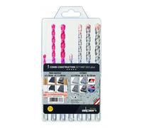 Juego De Brocas SDS Plus 5 - 10Mm, Hormigón Y Multicut, Universal, Combinado