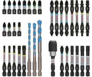 Juego de brocas y puntas de impacto Bosch 35x PRO, edición exclusiva, 35 piezas (para hormigón, baldosas blandas, 108 x 168 mm, accesorios profesionales para taladro/atornillador)