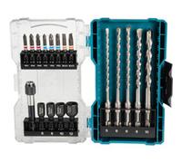 Makita E-07026 - Juego de brocas y brocas (18 piezas)