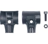 Juego de cabezales para martillo de impacto Wiha, con tornillo y tuerca de seguridad, para martillo de seguridad (26670), 50 mm
