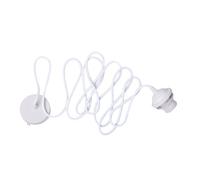 Juego de Cables E27 para Lámpara Colgante con Rosetón , 300 Cm, Blanco