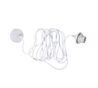 Juego de Cables E27 para Lámpara Colgante con Rosetón , 500 Cm, Blanco