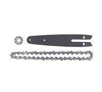 Juego de cadenas de motosierras eléctricas, cadena de acero de 6 pulgadas, repuesto para motosierras al aire libre, piezas de repuesto, accesorios, 186 mm, placa de guía, 230 Mm