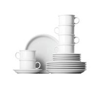 Thomas 11400 - 800001 - 18735 Trend Juego de café de 18 piezas (Taza), color blanco
