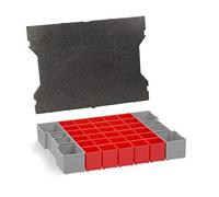 Juego de Cajitas Piezas Sistema de Ordenación con Cubierta Acolchada para Bosch Sortimo L-BOXX 102 | También Apto para Die Neue L-BOXX G4 - Nuevo Modelo G4, A3