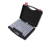 Juego de calibradores de pasador de acero, 1,00-2,00mm, 101 unids/lote, con paso de 0,01mm, calibrador de orificio liso for calibrador y micrómetro Medición precisa(101pcs 1.00-2.00mm)