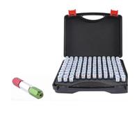 Juego de calibradores de pasador de acero de precisión, rango de 1-10mm, paso de 0,01mm, 901 Uds., calibre de orificio liso for herramienta de inspección de carpintería Medición precisa