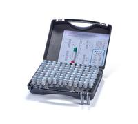 Juego De Calibradores De Precisión De 10mm, Paso 0,01/0,05/0,1mm, Herramientas De Inspección Y Calibración De Micrómetro De Acero Medición precisa(0.50-1.00mm 51Pcs)
