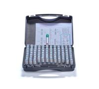 Juego de calibre de pasador de acero, rango 6,0-26,0 mm, paso 0,01/0,05/0,1 mm, calibre de pasador for medición de orificio ±0,001 mm/0,002 mm Medición precisa(10.00-11.00mm 101Pcs)