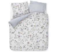 Juego de cama doble FLORES BAILANDO 200 x 220 cm, blanco, percal de algodón, Pip Studio