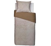 Juego de cama individual DODO PAVONE 140 x 200 cm, gris, satén de algodón, Moooi