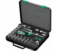 Juego de carraca de velocidad ZYKLOP de 1/2'' en sistema métrico, 37 piezas - W05003645001