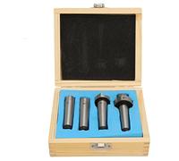 Juego de centro de taza giratoria de torno MT1/MT2 de 4 piezas para máquinas para trabajar la madera(MT2)