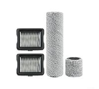 Juego de cepillo y filtro de rodillo para fregadores de suelo Midea G6 G7 X10, Pro, piezas de repuesto de cerdas de lana suave con filtros lavables, para suelos de madera dura y mármol,