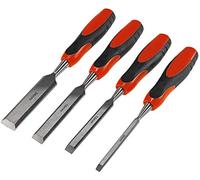 Juego de cinceles 4 tamaños 6, 12, 18, 24 mm Juego de cinceles de madera CRV para trabajar con madera, tallado, carpintería, carpintería