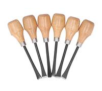 Juego de Cinceles para Tallar Madera, Ergonómico de Haya, Cuchillas Afiladas y Duraderas, para Torneado, Tallado e Innovación en Carpintería
