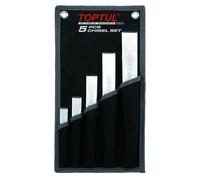 Juego de cinceles TOPTUL 5 Pieza, flach