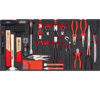 Juego de cinceles y mazas VIGOR para la serie XL, modelo V5638N, de 29 piezas