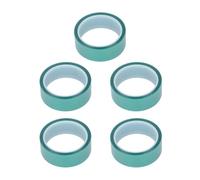 Juego de Cinta de Enmascarar, 33mm de Ancho para Altas Temperaturas | Juego de 5 piezas, resistencia a temperaturas de hasta 180 ℃, adhesivo de silicona, resistente a la corrosión, ideal para