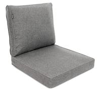 Juego de cojines para exteriores Bomoe Ilano, 70x70 cm, 70x40 cm, color gris claro