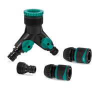 Juego de conectores de grifo de 2 vías | In coplamientos de manguera y adaptador de enchufe