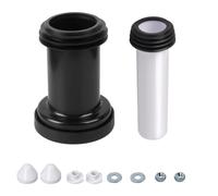 Juego de conexión de pared para inodoro, cisterna de inodoro de pared, diámetro de tubo de PVC 90/110, longitud 180 mm, compatible con Geberit 152.426.46.1