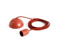HAY Lámpara colgante Common Pendant Cord set Ø12 cm Rusty red