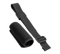 Juego de correa de entrepierna con protector de cinturón para trona, paquete de 2, en negro, correas de cinturón compatibles con Hauck Alpha Beta, Stokke Tripp Trapp, roba, y muchos más