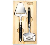 Juego de cortador y rallador de queso PREMIUM, negro, Laguiole