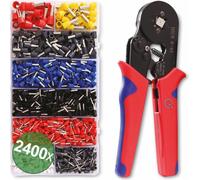 Juego de crimpado Quadrios 22T007. Ideal para terminales de 0.25 hasta 10 mm². Incluye juego de terminales