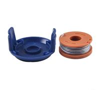 Juego de cubierta de carrete y línea de 1,5 mm para MacAllister MGTP18Li, accesorios de repuesto de 2,5 m de longitud para el cuidado del césped