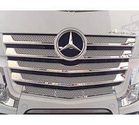 Juego de cubiertas para parrilla Luxell, cromado, compatible con Actros MP4 [2013+] [cabina ancha] [11 piezas]