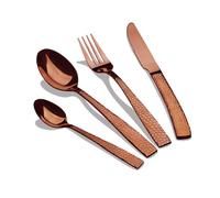 Juego de cubiertos Berlinger Haus, 24 piezas, acabado rosa dorado brillante, modelo BH2617