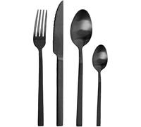 Juego de cubiertos de mesa DUKE CARBON, juego de 24 piezas, negro, Pintinox