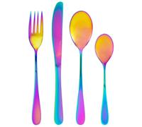 Juego de cubiertos de mesa PRINCESS RAINBOW, juego de 24 piezas, multicolor, Pintinox