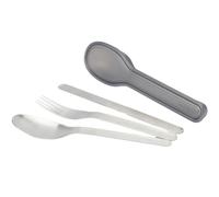 Juego de cubiertos, juego de 3, con estuche, acero inoxidable, Black+Blum