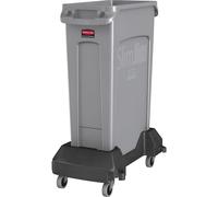 Juego de cubo de basura SLIM JIM® Rubbermaid, 60 l, con carro de plástico
