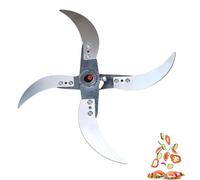 Juego de cuchillas trituradoras de césped para el hogar, trituradora de hierba, cuchillas de cuchillo para triturar verduras de diámetro ajustable