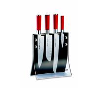 Juego de cuchillos, 4 piezas, con soporte magnético RED SPIRIT, F.Dick