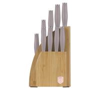 Juego de cuchillos Berlingerhaus con soporte, bambú, 10 piezas, colección Taupe, modelo BH-3122