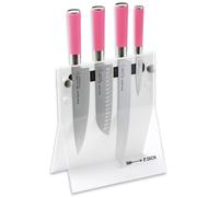 Juego de cuchillos con soporte magnético PINK SPIRIT, 5 piezas, F.DICK